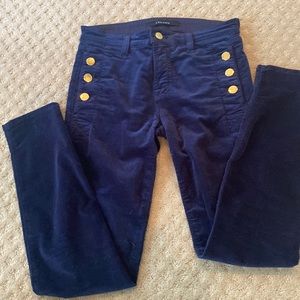 J brand velvet dress pants
